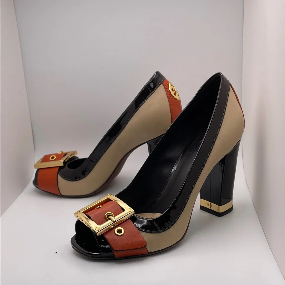 Tory Burch New in box leather heels